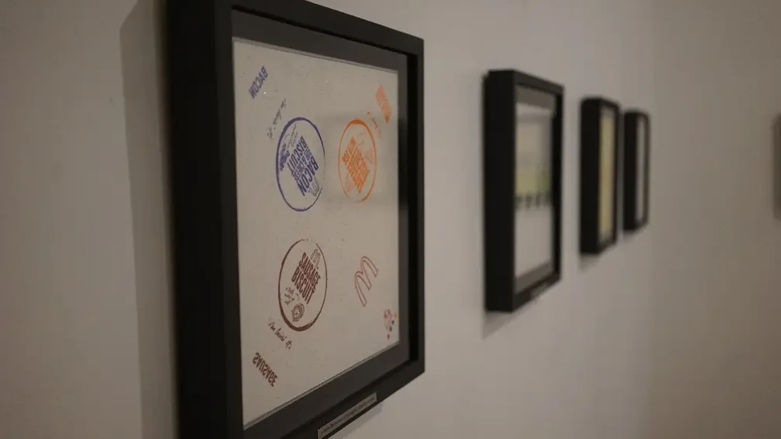 Kim Hongrok’s McDonald’s series installed for his second solo exhibition in 2013