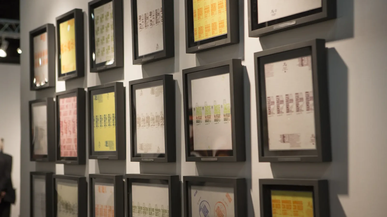 Kim Hongrok's McDonald's series installed at the 2014 LA Art Show