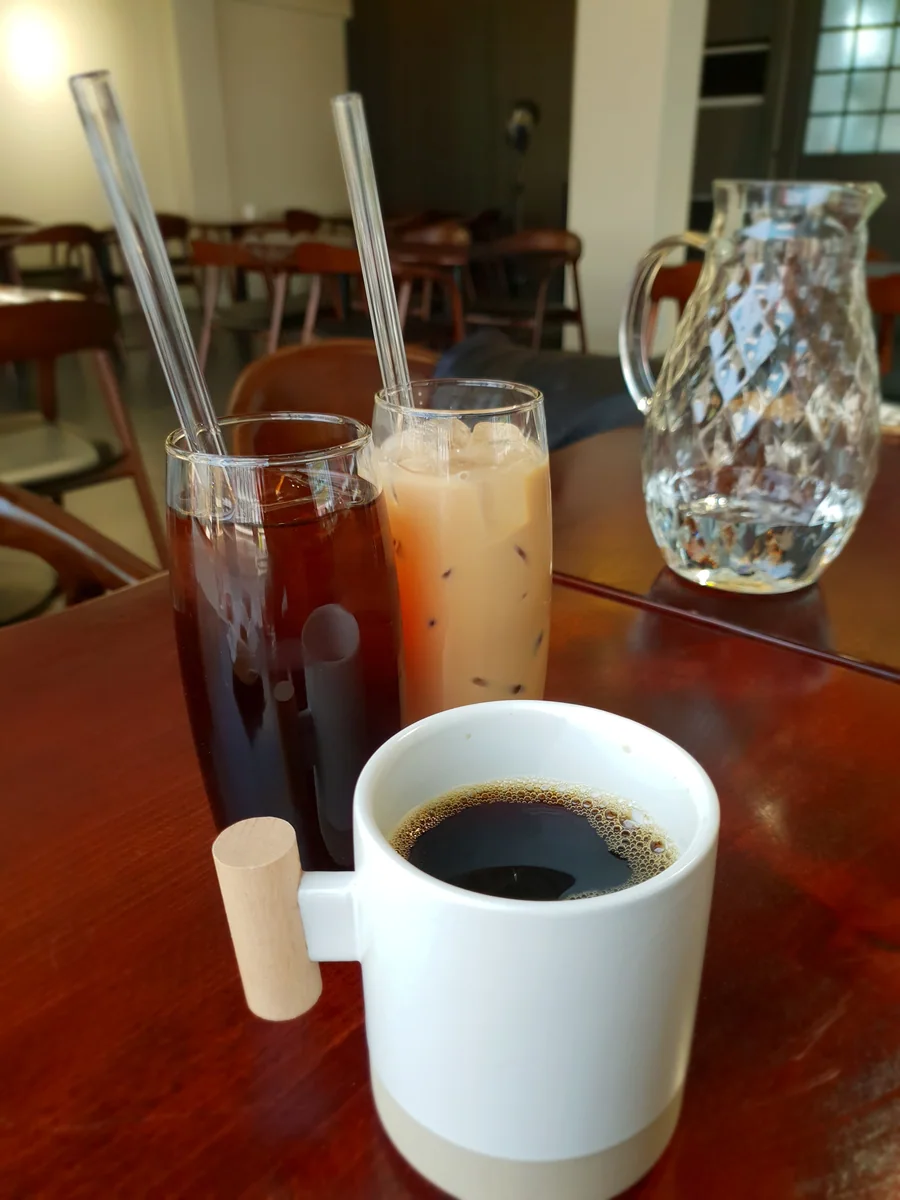 Coffee and beverages served at Mahina