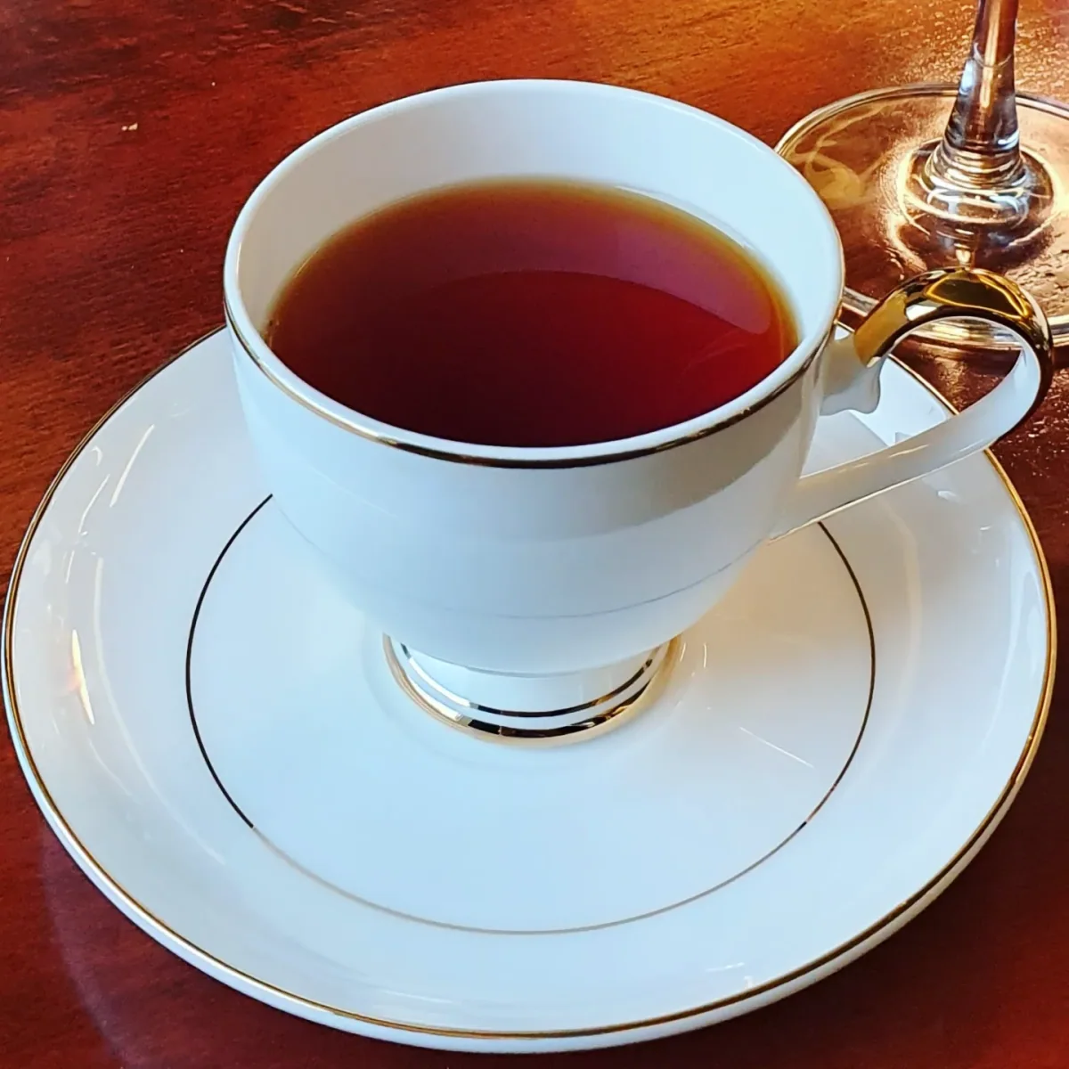 Black tea at Mahina Vegan Table